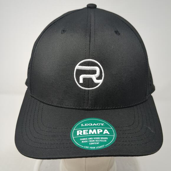 Rempa Snapback Baseball Cap Black One Size Adjustable Breathable Legacy Repreve - Picture 2 of 10